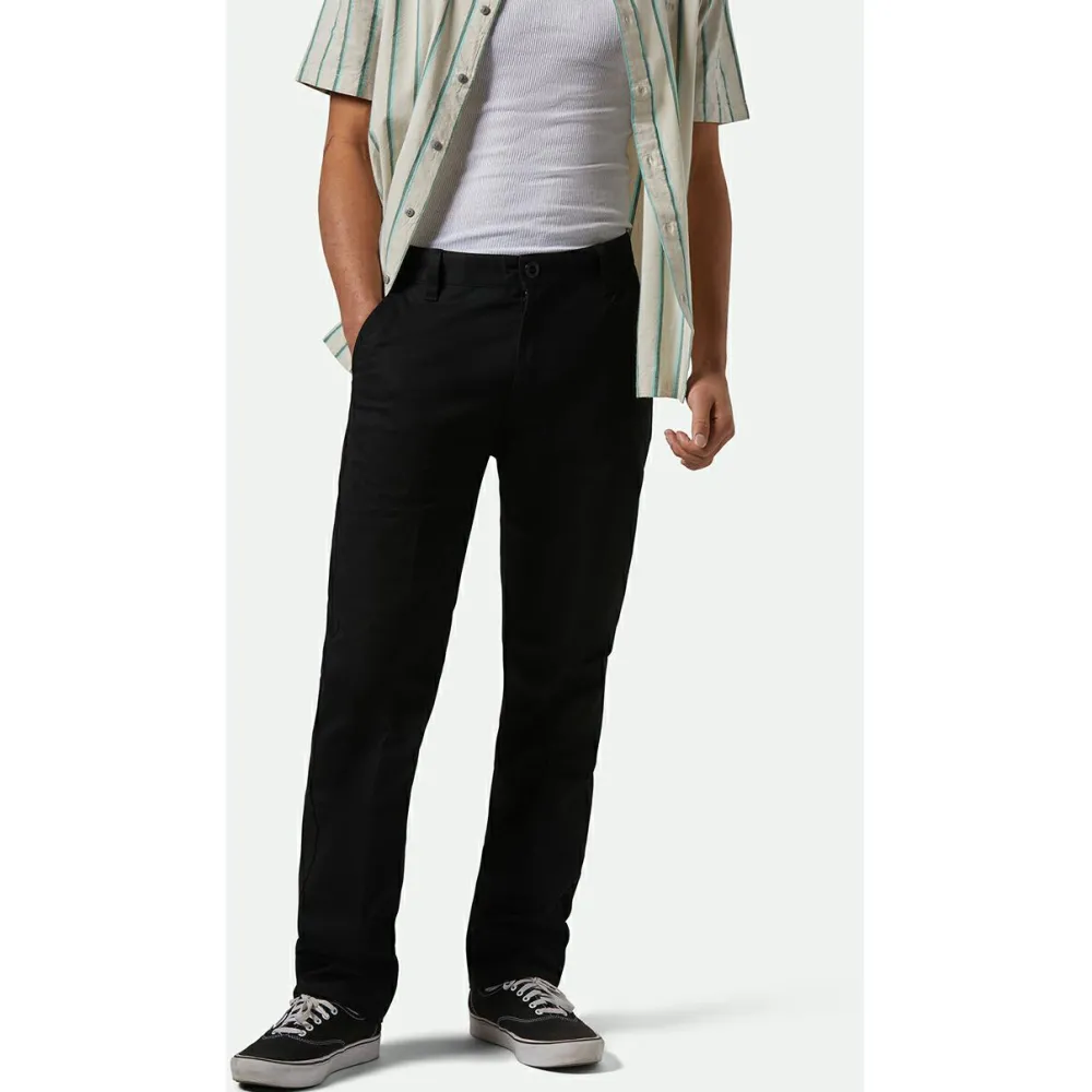 Brixton - Choice Chino Regular Pant - Freizeithose Black New