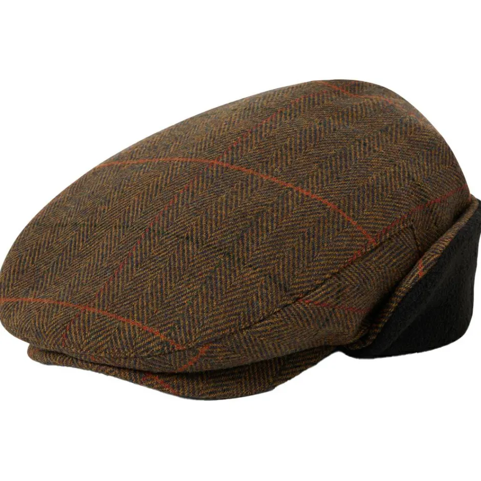 Brixton Caps|Kopfbedeckungen-- Hooligan Earflap Snap Cap - Cap Bronze / Black / Red