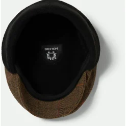 Brixton Caps|Kopfbedeckungen-- Hooligan Earflap Snap Cap - Cap Bronze / Black / Red