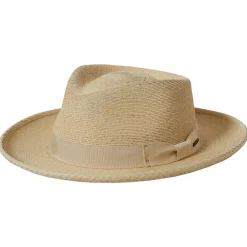 Brixton Kopfbedeckungen|Alltagsbekleidung-- Swindle Straw Fedora - Hut Natural / Natural