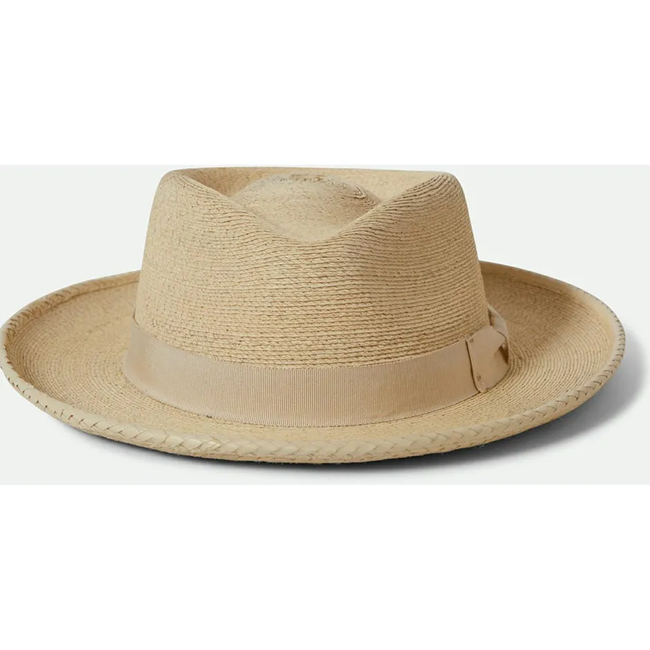 Brixton Kopfbedeckungen|Alltagsbekleidung-- Swindle Straw Fedora - Hut Natural / Natural