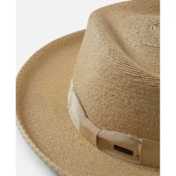 Brixton Kopfbedeckungen|Alltagsbekleidung-- Swindle Straw Fedora - Hut Natural / Natural