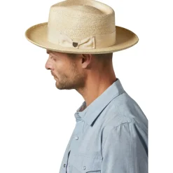 Brixton Kopfbedeckungen|Alltagsbekleidung-- Swindle Straw Fedora - Hut Natural / Natural