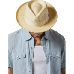 Brixton Kopfbedeckungen|Alltagsbekleidung-- Swindle Straw Fedora - Hut Natural / Natural