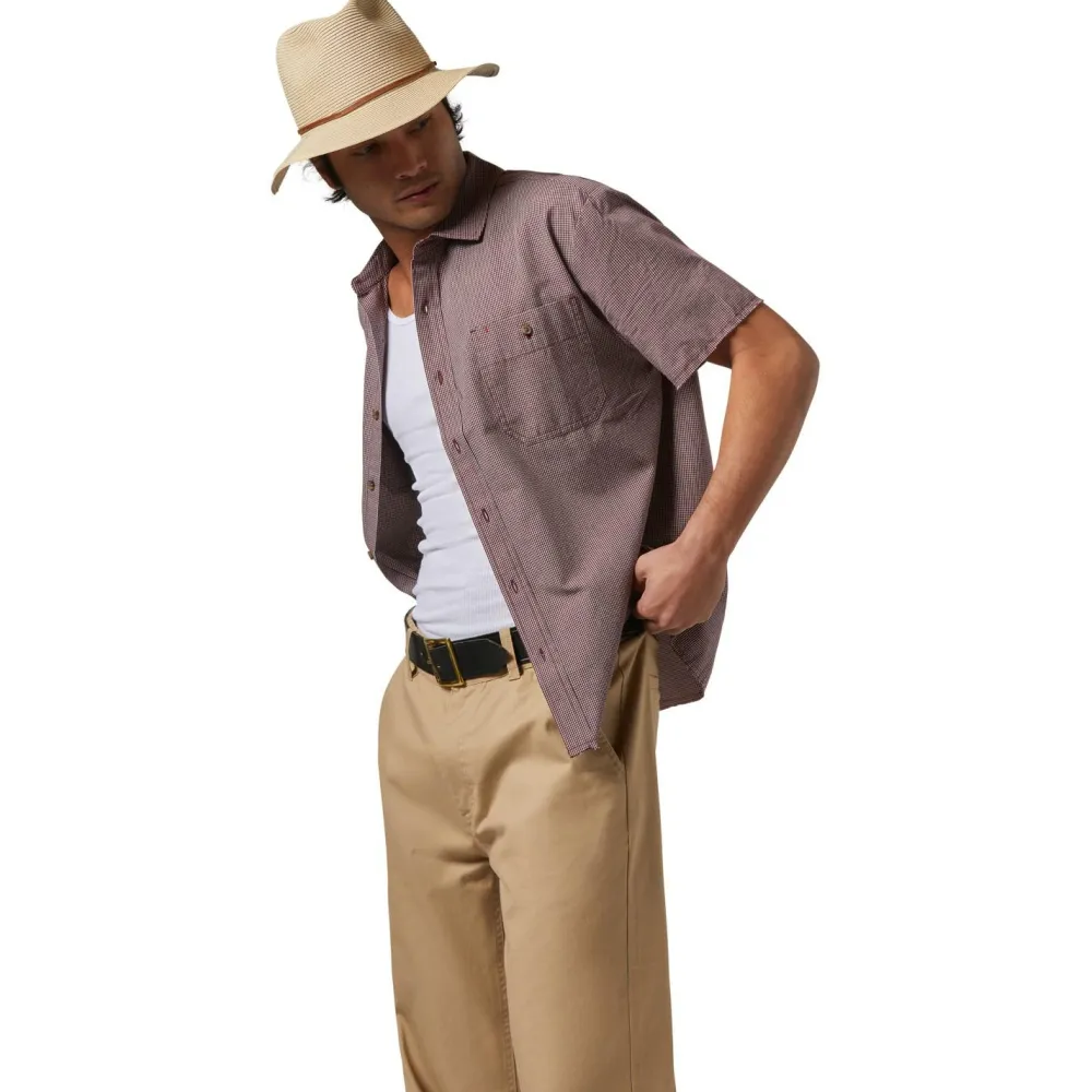 Brixton - Wesley Straw Packable Fedora - Hut Tan Discount