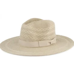 Brixton - Women's Lyons Knit Pattern Packable Hat - Hut Light Tan / Light Tan New