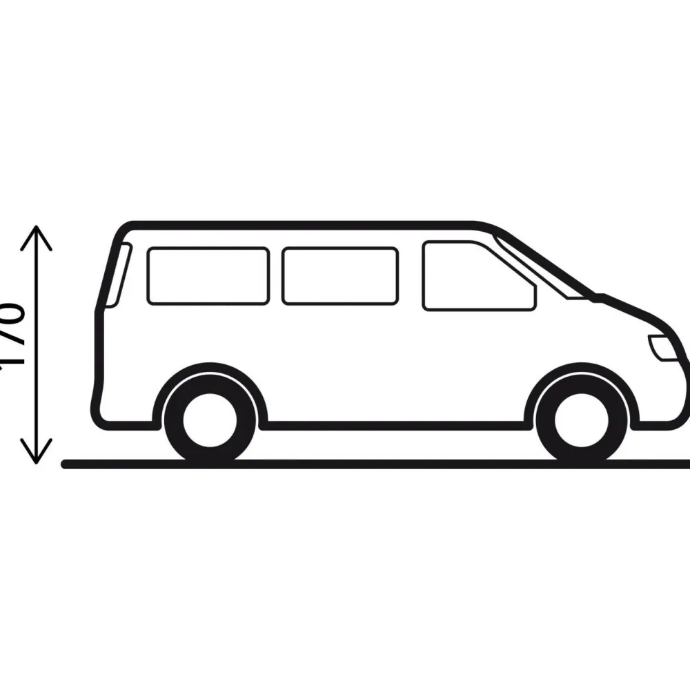 Brunner - Pilote Caddy 5 - Busvorzelt Grey New