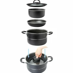 Brunner Outdoor-Küche|Töpfe & Geschirr-- Pirate NG - Topf Black