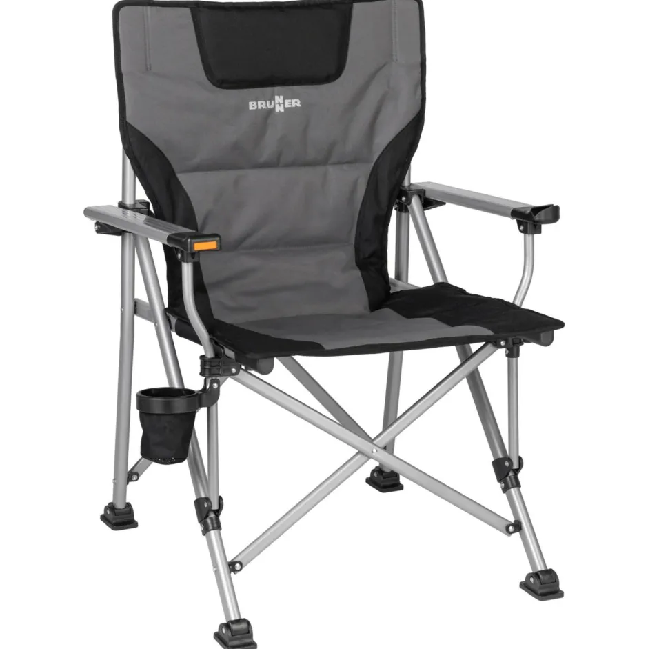Brunner Campingstühle|Campingstühle-- Raptor Jackofall - Campingstuhl Schwarz / Grau