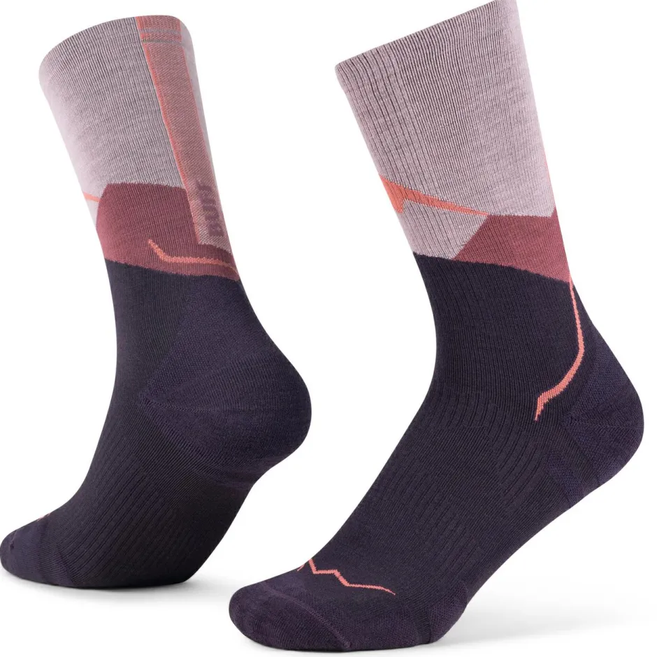 Buff Wandersocken|Merinosocken-- Merino Lightweight Crew Sock LWC1 - Merinosocken