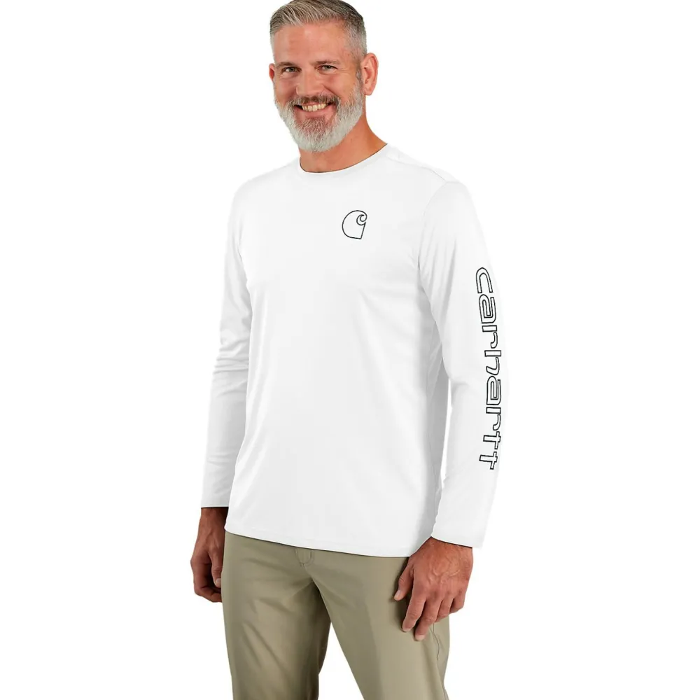 Carhartt - Force Sun Defender Relaxed L/S Logo - Longsleeve Hot