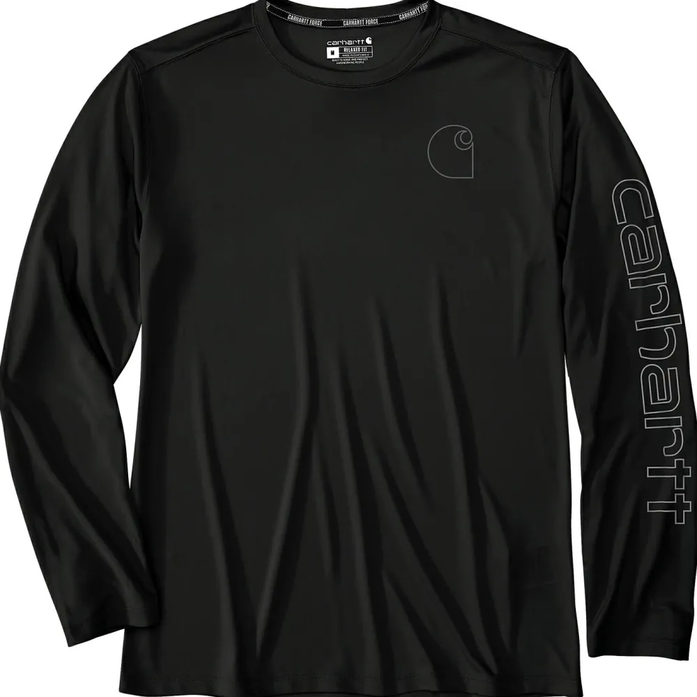 Carhartt - Force Sun Defender Relaxed L/S Logo - Longsleeve Hot