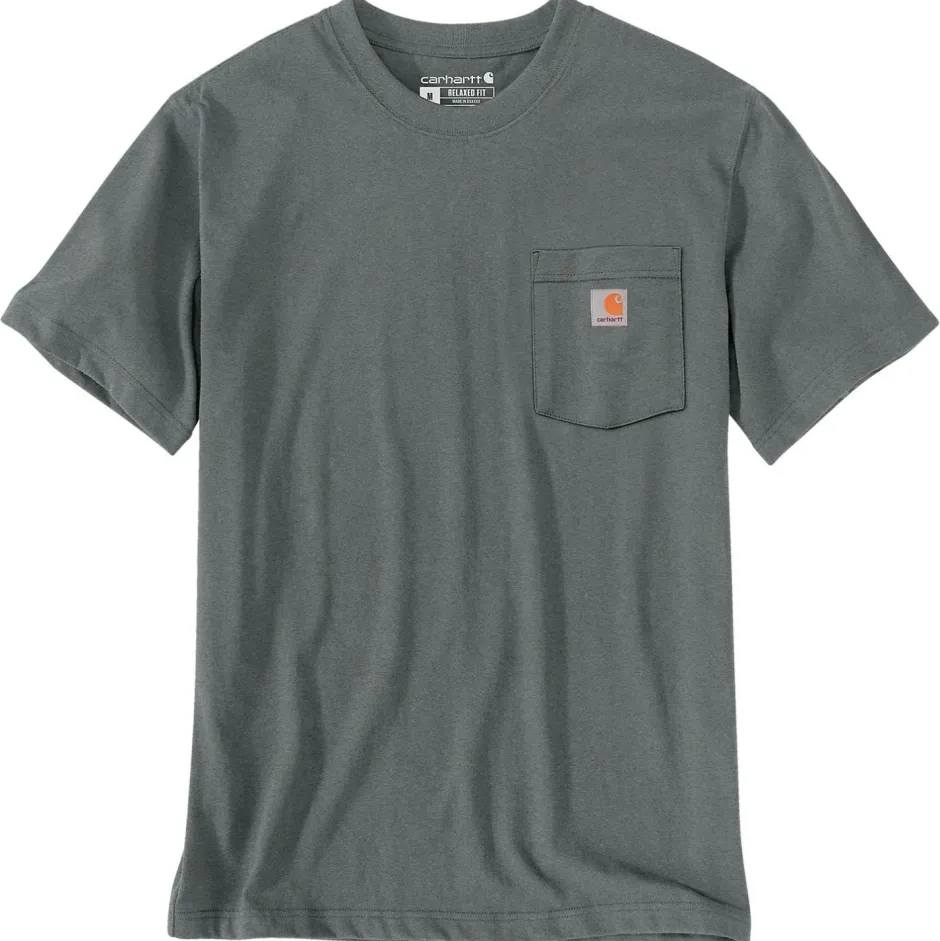 Carhartt Alltagsbekleidung|T-Shirts-- Irvine Relaxed Truck - T-Shirt Weathered Ash Heather