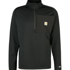 - ock Neck Haf-Zip T-hirt - ongeeve < Carhartt Discount