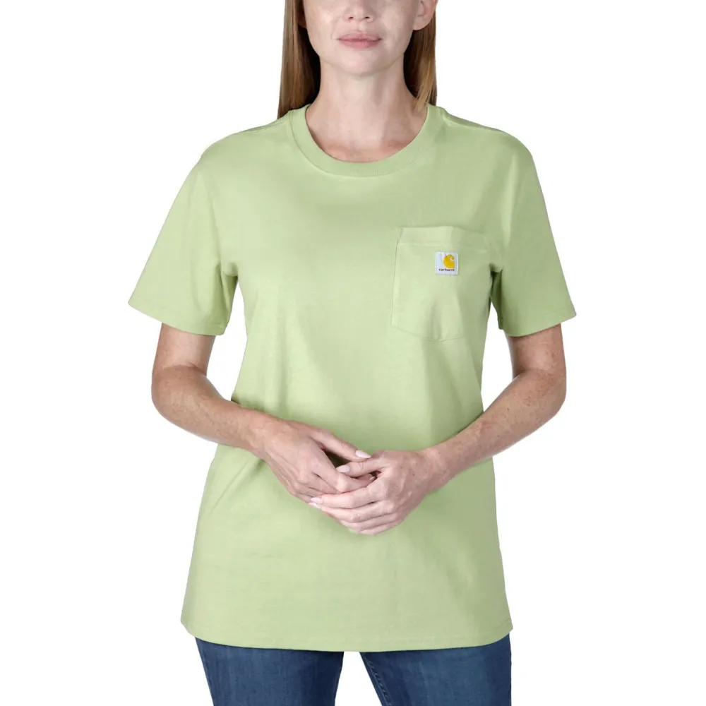 - Woen' ooe Fit Heavyweight / Pocket Cotton - T-hirt < Carhartt Outlet