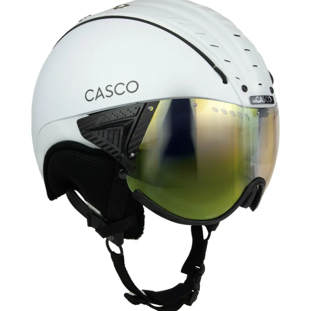 CASCO - SP-2 Carbonic Prime Structure S3 - Skihelm White New