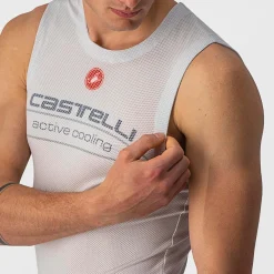 Castelli - Active Cooling Sleeveless - Kunstfaserunterwäsche Silver Gray Best