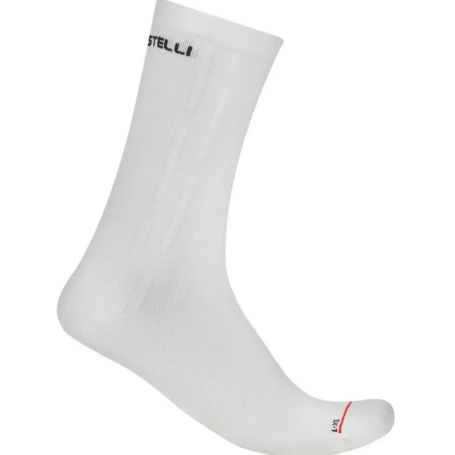 Castelli Radsocken|Socken-- Aero Race Pro 20 Sock - Radsocken White