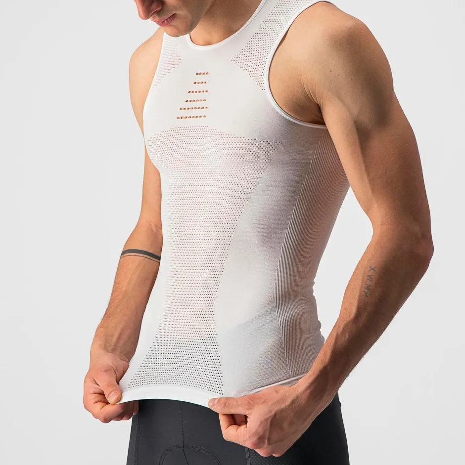 Castelli Fahrradbekleidung|Radunterwäsche-- Core Seamless Base Layer - Radunterhemd White