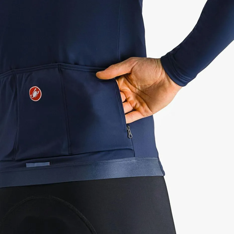 Castelli Fahrradbekleidung|Radtrikots-- Espresso Thermal Jersey - Radtrikot