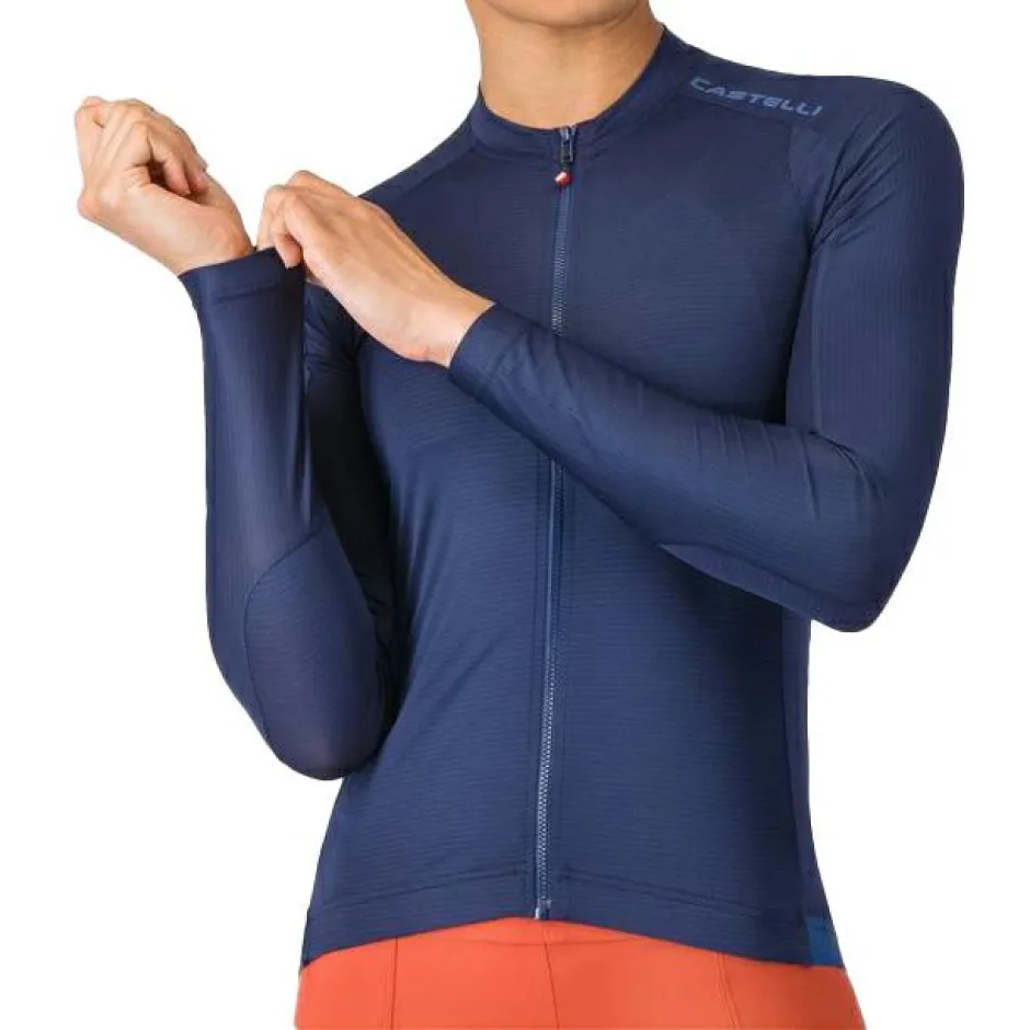 Castelli - Woen' Epreo 2 ong eeve Jerey - Radtrikot