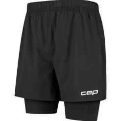 CEP Laufbekleidung|Hosen-- Run Shorts 2In1 - Laufshorts Black