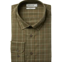 Chevalier Shirts, Hemden & Longsleeves|Alltagsbekleidung-- Belmont Regular Fit Shirt - Hemd Forest Green Tattersall