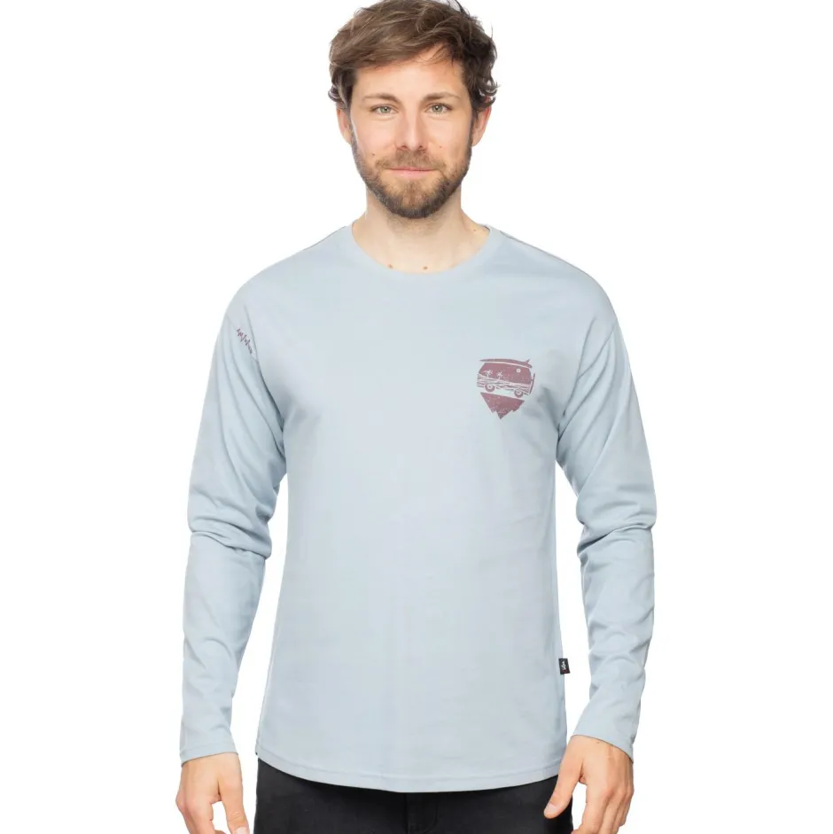 Chillaz Kletterbekleidung|Shirts, Hemden & Longsleeves-- Organic Cotton Surf Climb Bus - Longsleeve