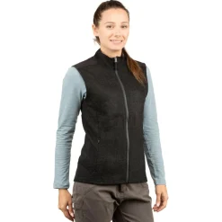 Chillaz Trekkingbekleidung|Alltagsbekleidung-- Women's Mandling Vest - Merinoweste Anthracite Melange
