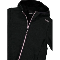 - Girl's Jacket Fix Hood Bonded Knitted w. Fur - Fleecejacke < CMP Online
