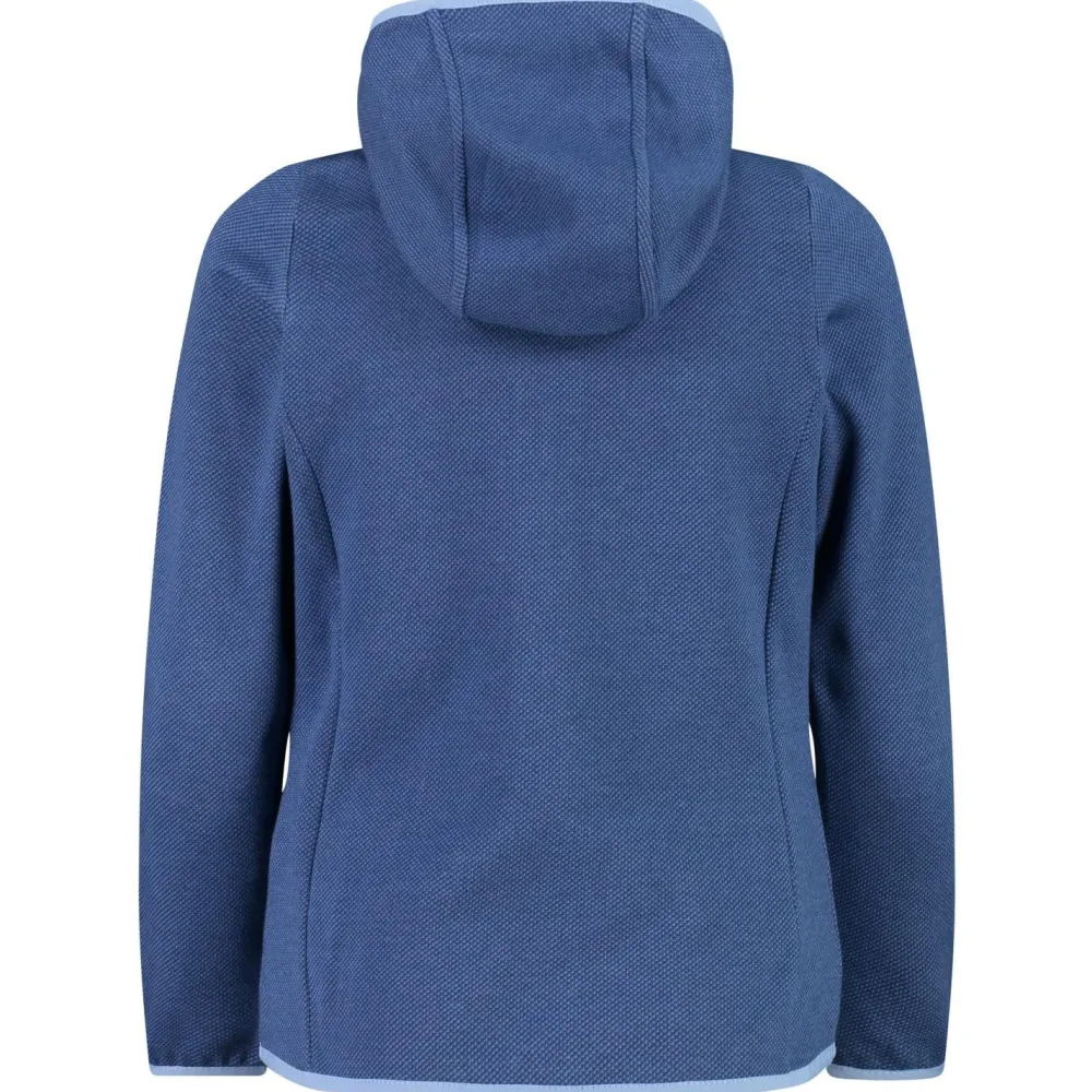 CMP - Girl's Jacket Fix Hood Jacquard Knitted - Fleecejacke