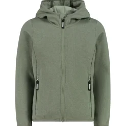 CMP - Girl's Jacket Fix Hood Jacquard Knitted - Fleecejacke