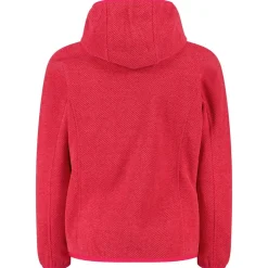 CMP Winterjacken|Jacken-- Girl's Jacket Fix Hood Jacquard Knitted 3H19825 - Fleecejacke