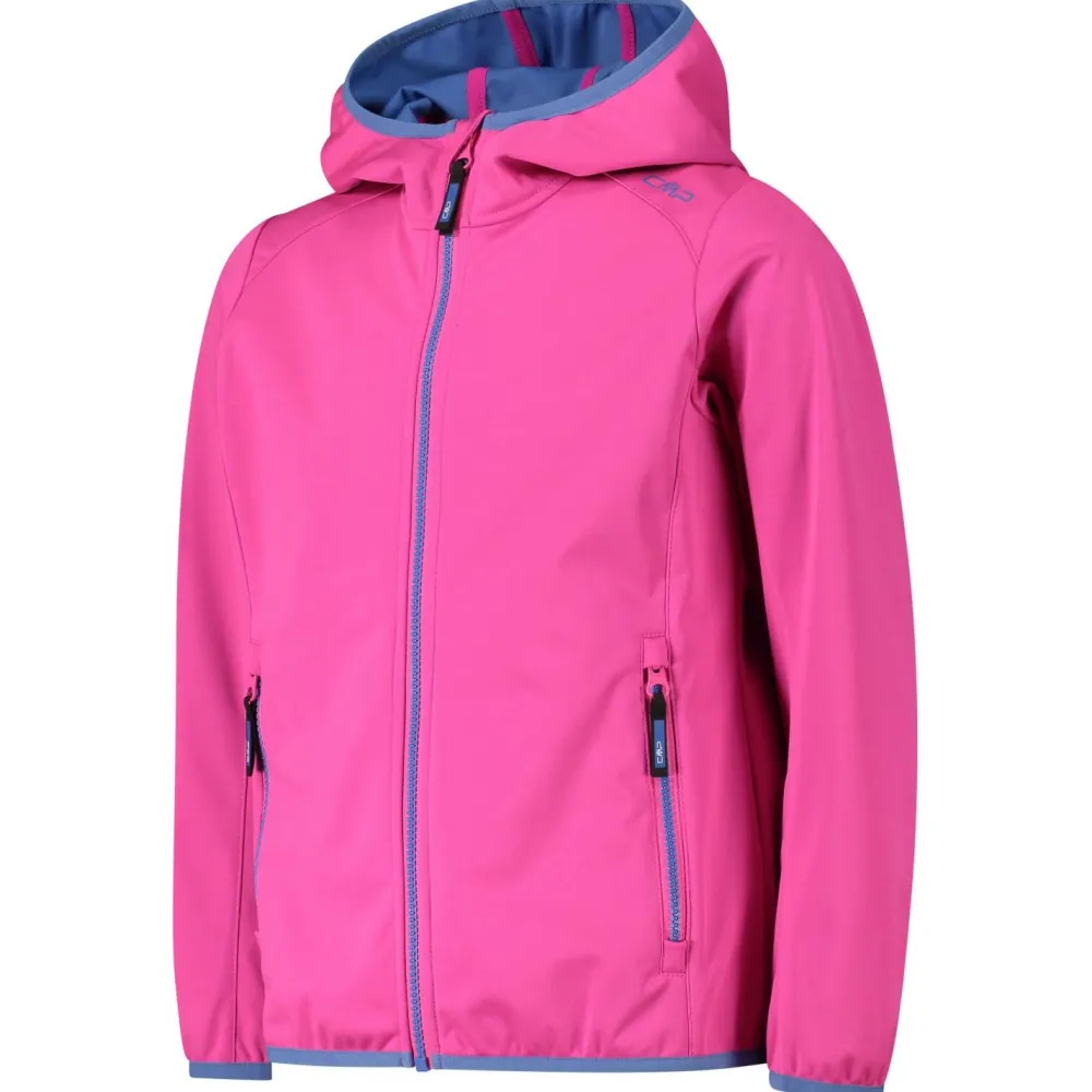 CMP - Girl's Jacket Fix Hood Light Softshell - Softshelljacke Nero Hot
