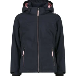 CMP - Girl's Jacket Snaps Hood Twill - Skijacke Clearance