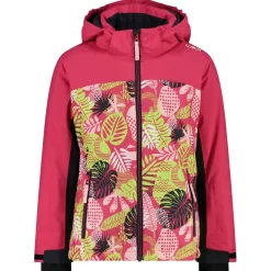 CMP - Girl's Jacket Snaps Hood Twill - Skijacke Clearance