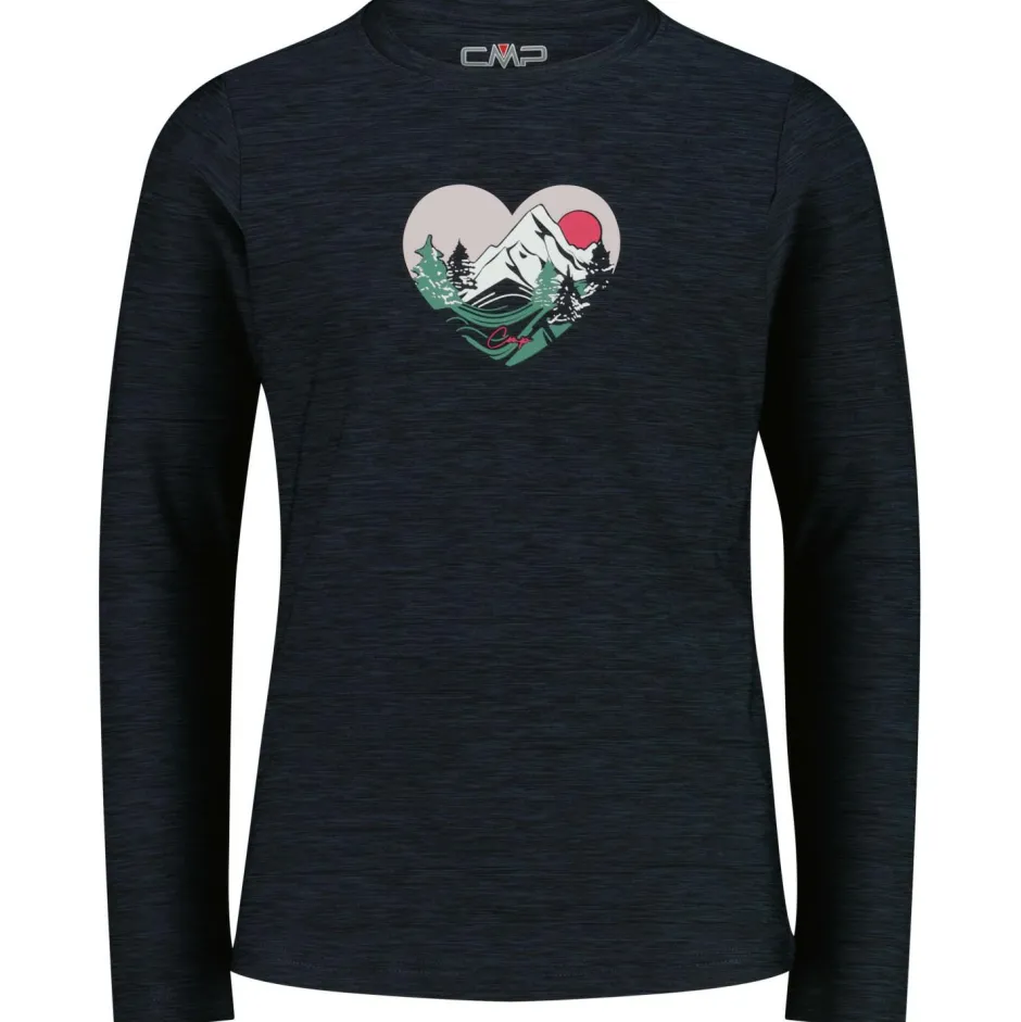 CMP Shirts, Hemden & Longsleeves|Wanderbekleidung-- Girl's Jersey T-Shirt - Longsleeve