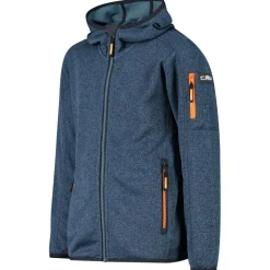 CMP Trekkingbekleidung|Jacken-- Kid's Jacket Fix Hood Knitted + Mesh - Fleecejacke