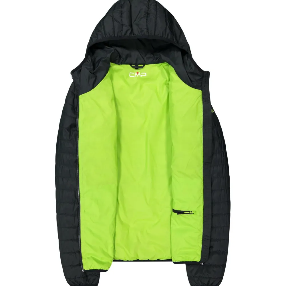 CMP - Padded Jacket Fix Hood - Kunstfaserjacke Antracite / Mela Outlet