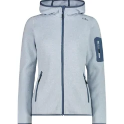 - Women's Jacket Fix Hood Jacquard Knitted 3H19826 - Fleecejacke < CMP Hot