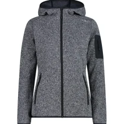 - Women's Jacket Fix Hood Jacquard Knitted 3H19826 - Fleecejacke < CMP Hot