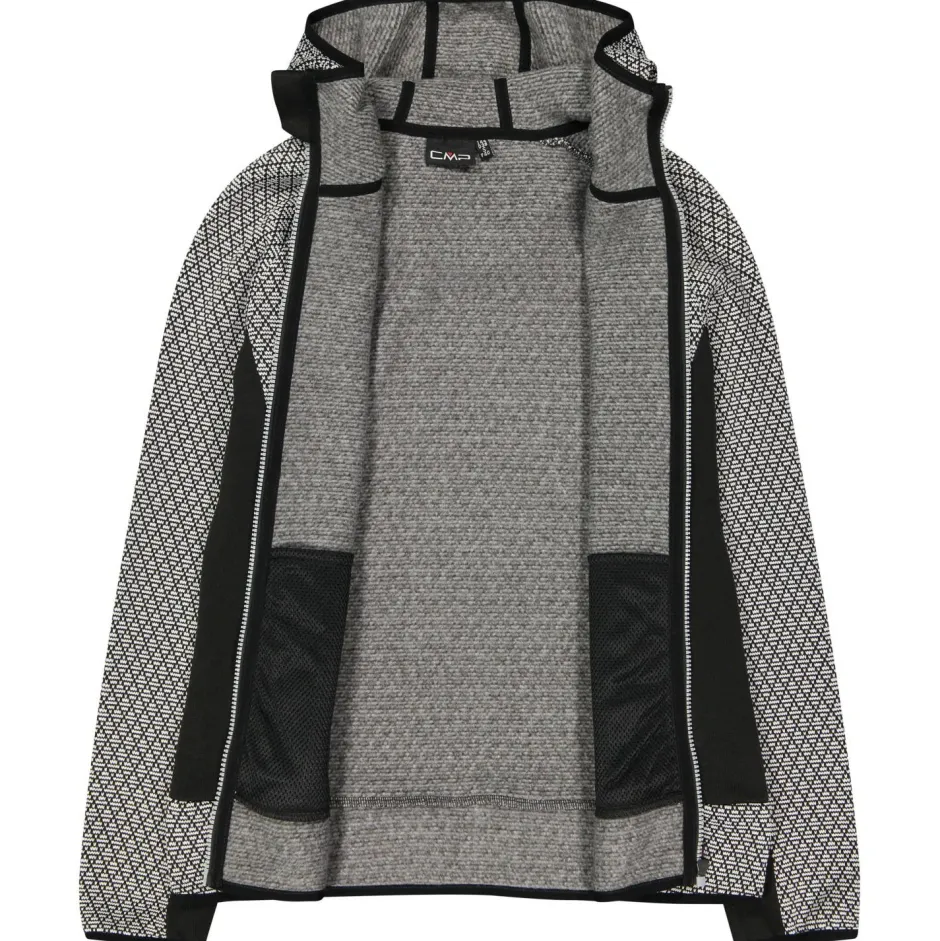 CMP Trekkingbekleidung|Jacken-- Women's Jacket Fix Hood Jacquard Knitted - Fleecejacke