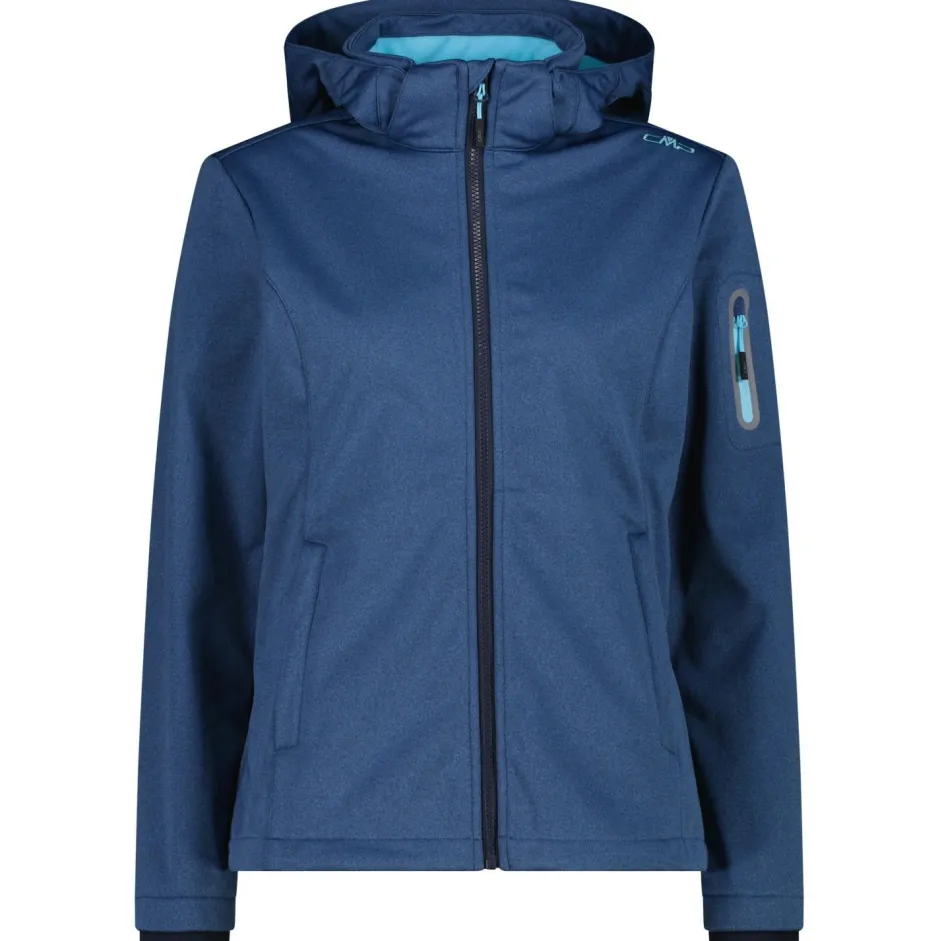 CMP Wanderbekleidung|Jacken-- Women's Jacket Zip Hood Melange Softshell - Softshelljacke