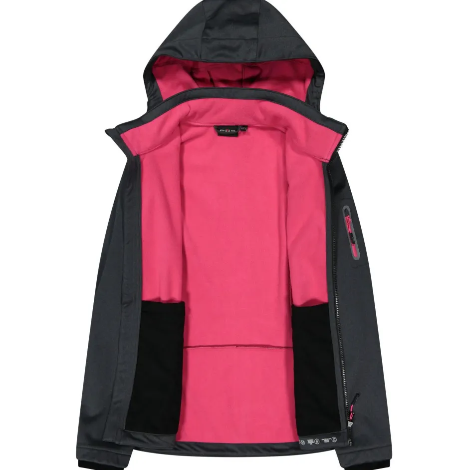 CMP Wanderbekleidung|Jacken-- Women's Jacket Zip Hood Melange Softshell - Softshelljacke
