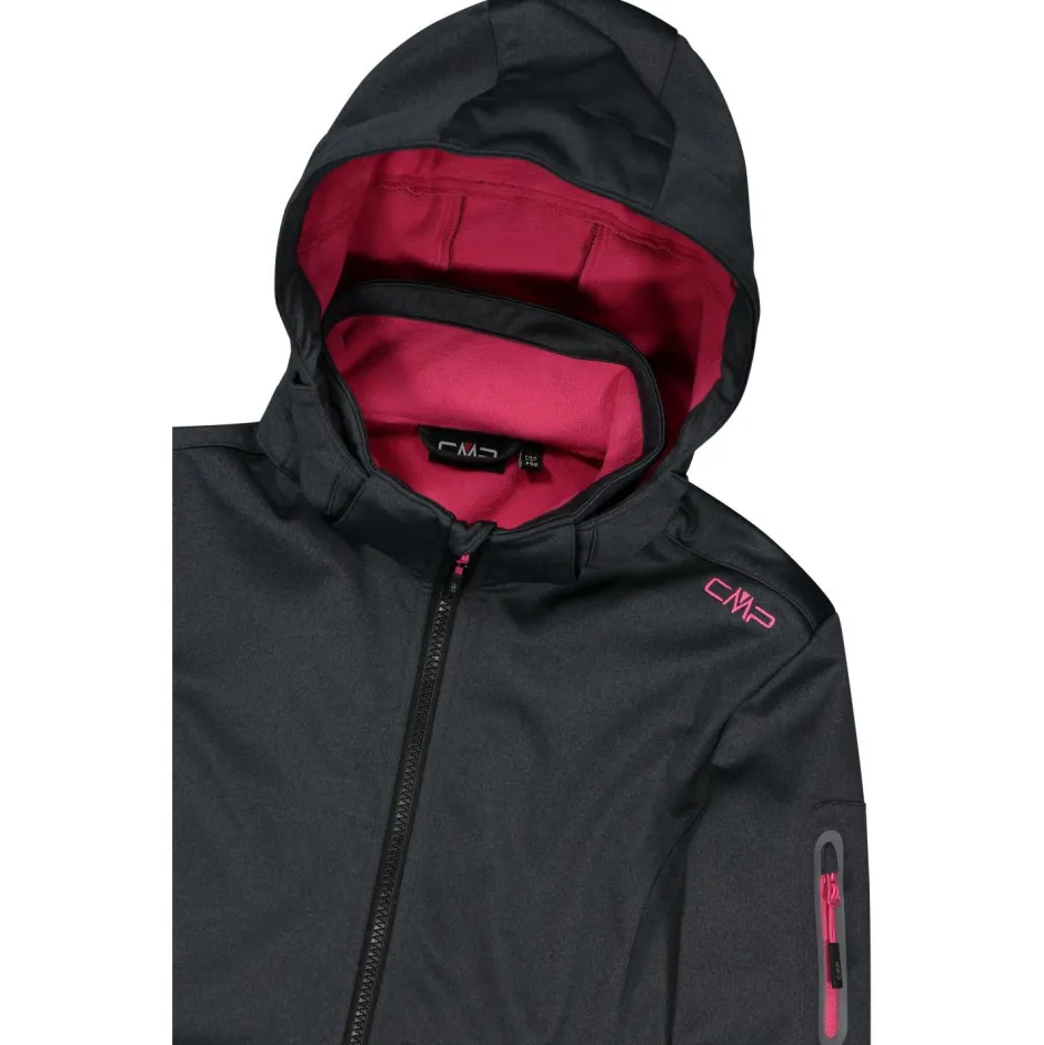 CMP Wanderbekleidung|Jacken-- Women's Jacket Zip Hood Melange Softshell - Softshelljacke