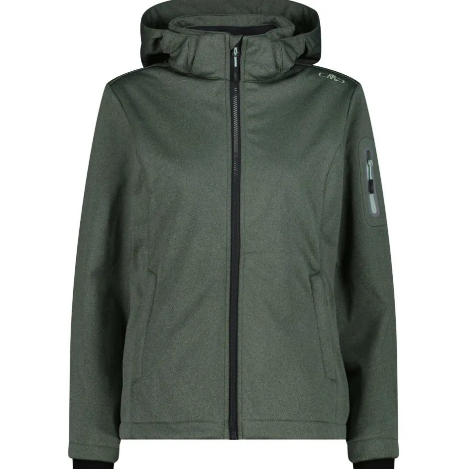 CMP Wanderbekleidung|Jacken-- Women's Jacket Zip Hood Melange Softshell - Softshelljacke