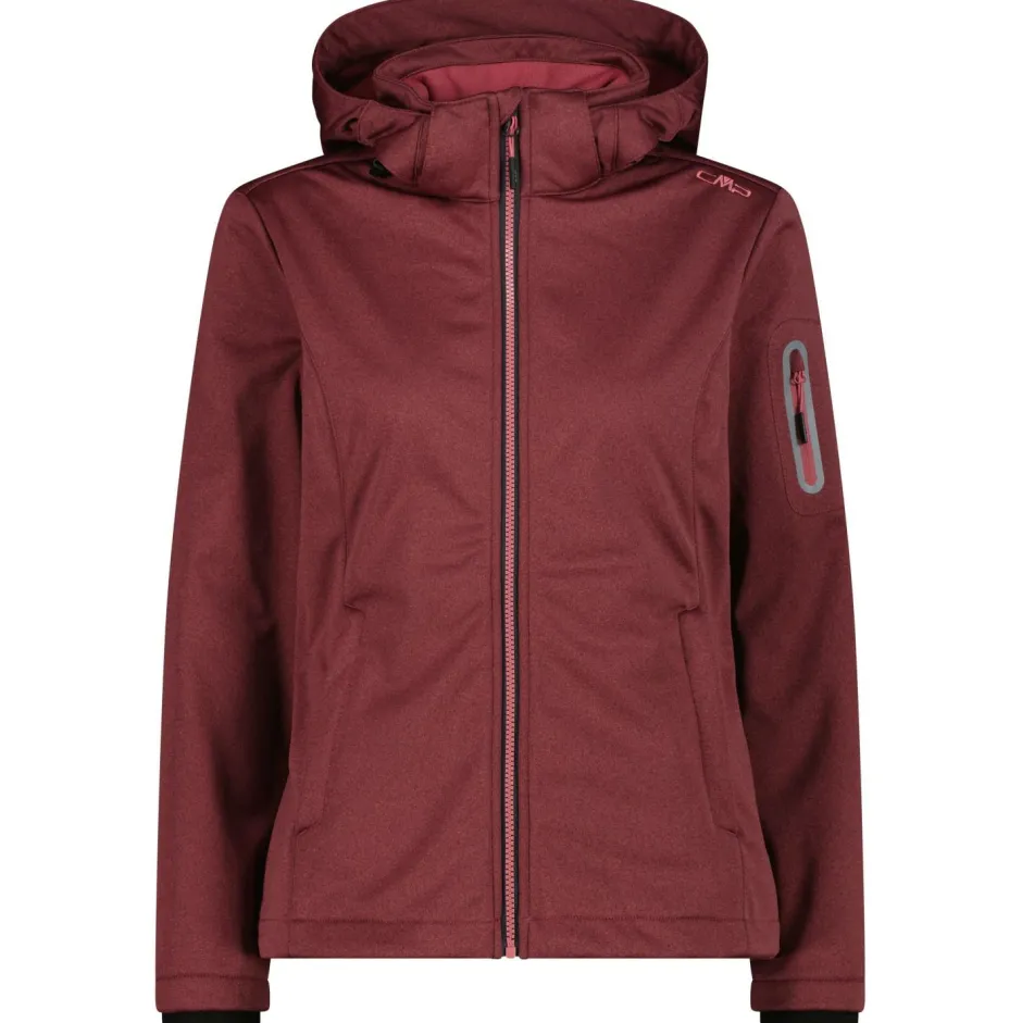 CMP Wanderbekleidung|Jacken-- Women's Jacket Zip Hood Melange Softshell - Softshelljacke