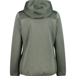 CMP - Women's Jacquard Knit Jacket Fix Hood - Fleecejacke