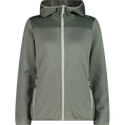 CMP - Women's Jacquard Knit Jacket Fix Hood - Fleecejacke