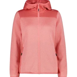 CMP - Women's Jacquard Knit Jacket Fix Hood - Fleecejacke